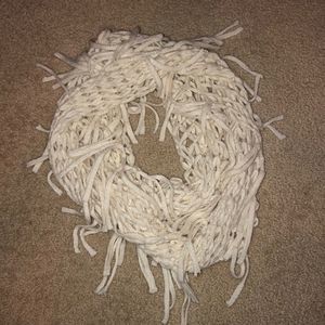 white infinity scarf
